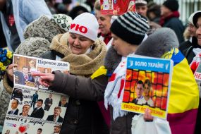 Supporters of Yulia Tymoshenko