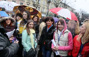 Participants of the rally