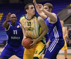 Justin Love, Vyacheslav Bobrov and Kaspars Tsiprus