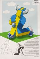 Sketch of park sculpture to the Swedish fans