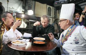 Roman David Tauber, Anna Shymanderska and Janusz Pira