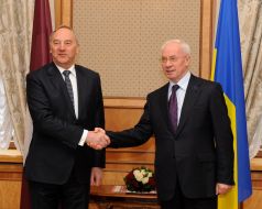 Nikolay Azarov and Andris Berzins 