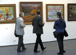Visitors of the exhibition