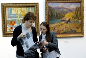 Visitors of the exhibition