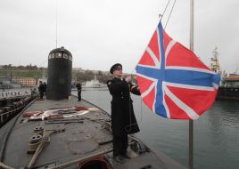 Sailor on board the submarine