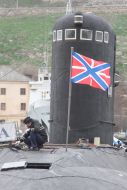 Sailor on board the submarine