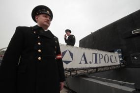 Sailors on board the submarine