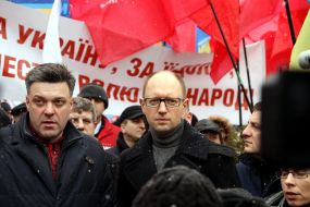 Олег Тягнибок та Арсеній Яценюк