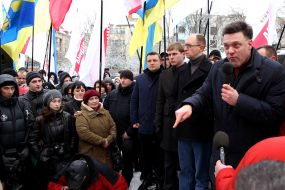 Олег Тягнибок та Арсеній Яценюк