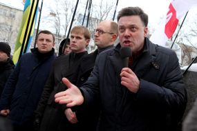 Олег Тягнибок та Арсеній Яценюк