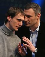 Yegor Benkendorf and Vitali Klitschko