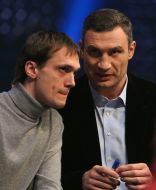 Yegor Benkendorf and Vitali Klitschko