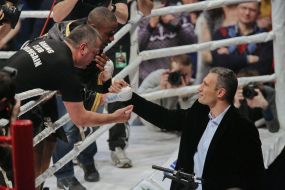 Dudu Engumbu and Vitali Klitschko