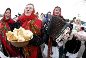 Празднование Масленицы