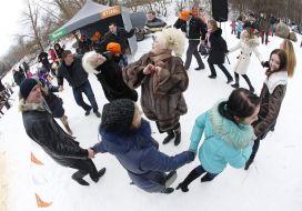 Празднование Масленицы