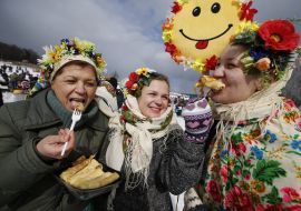 Празднование Масленицы