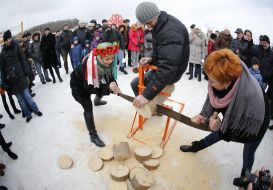 Празднование Масленицы