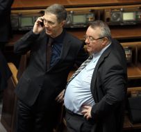 Vladimir Saldo and Stanislav Berezkin