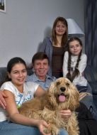 Vadim Mulerman with family