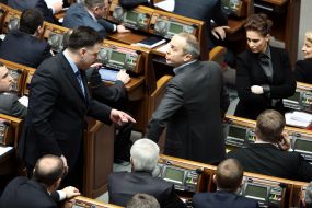 Oleg Tyagnibok and Nestor Shufrich