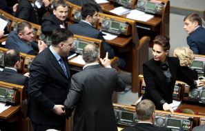 Oleg Tyagnibok and Nestor Shufrich