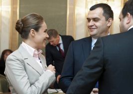 Наталья Королевская и Виталий Захарченко
