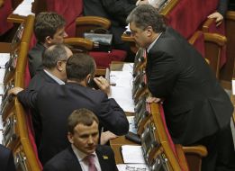 Petr Poroshenko and Oles Doniy