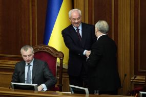 Николай Азаров, Игорь Калетник и Владимир Рыбак