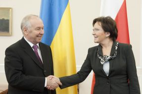 Vladimir Rybak and Ewa Kopacz