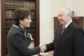 Vladimir Rybak and Ewa Kopacz