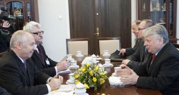 Vladimir Rybak and Bogdan Borusewicz