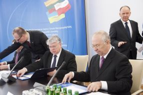 Vladimir Rybak and Bogdan Borusewicz