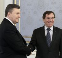 Jean-Claude Mignon and Viktor Yanukovich