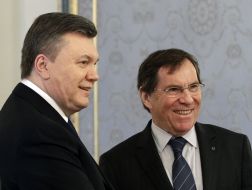 Jean-Claude Mignon and Viktor Yanukovich