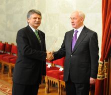 Laslo Kever and Nikolay Azarov