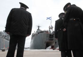 Solemn meeting of ships of the Black sea fleet