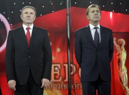 Sergey Bubka and Ravil Safiullin