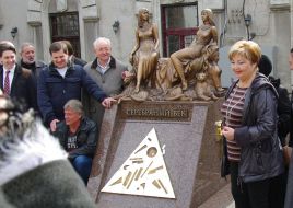 The opening ceremony of sculptural composition «Silver age»