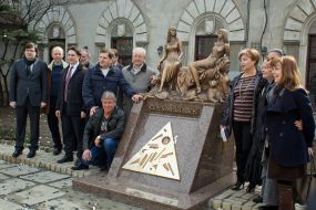 The opening ceremony of sculptural composition «Silver age»