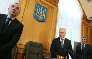 Vladimir Rybak, Igor Kaletnik and Ruslan Koshulinskiy