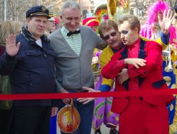 Participants of carnival procession