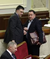 Oleg Tyagnibok and Bohdan Beniuk