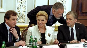 Dmitriy Tabachnik, Andrei Goncharuk, Vladimir Kozak and Raisa Bohatyryova