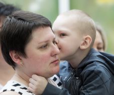 Mother with her child