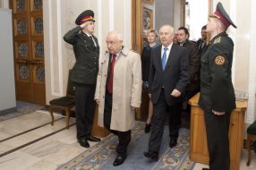 Meeting of Vladimir Rybak and Cemil Cicek