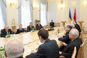 Meeting of Vladimir Rybak and Cemil Cicek