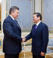 Viktor Yanukovich and Serik Akhmetov
