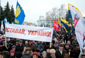 Partisipants of the actin "Stand up, Ukraine! "