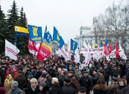 Partisipants of the actin "Stand up, Ukraine! "