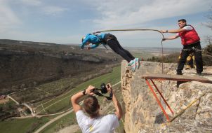 Competitors from roup jumping